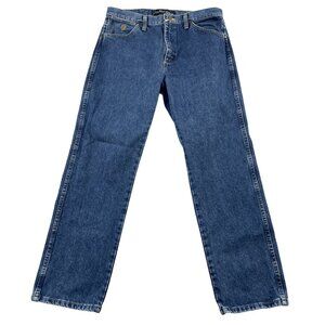 Wrangler George Strait Jeans Mens 33x30 Blue Cowboy Cut Collection Denim